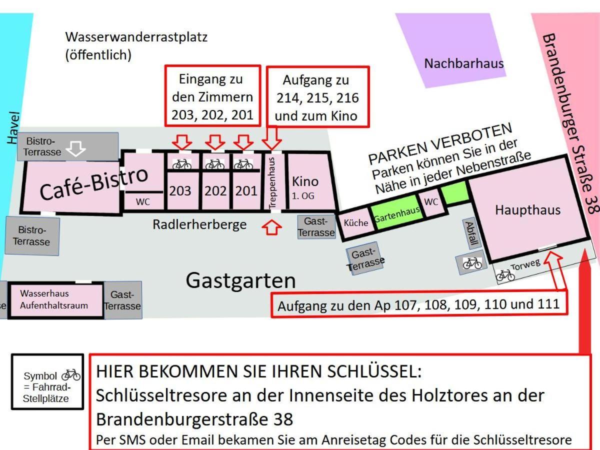 Aparthotel Kulturgasthof Alte Reederei Fürstenberg-Havel Exterior foto